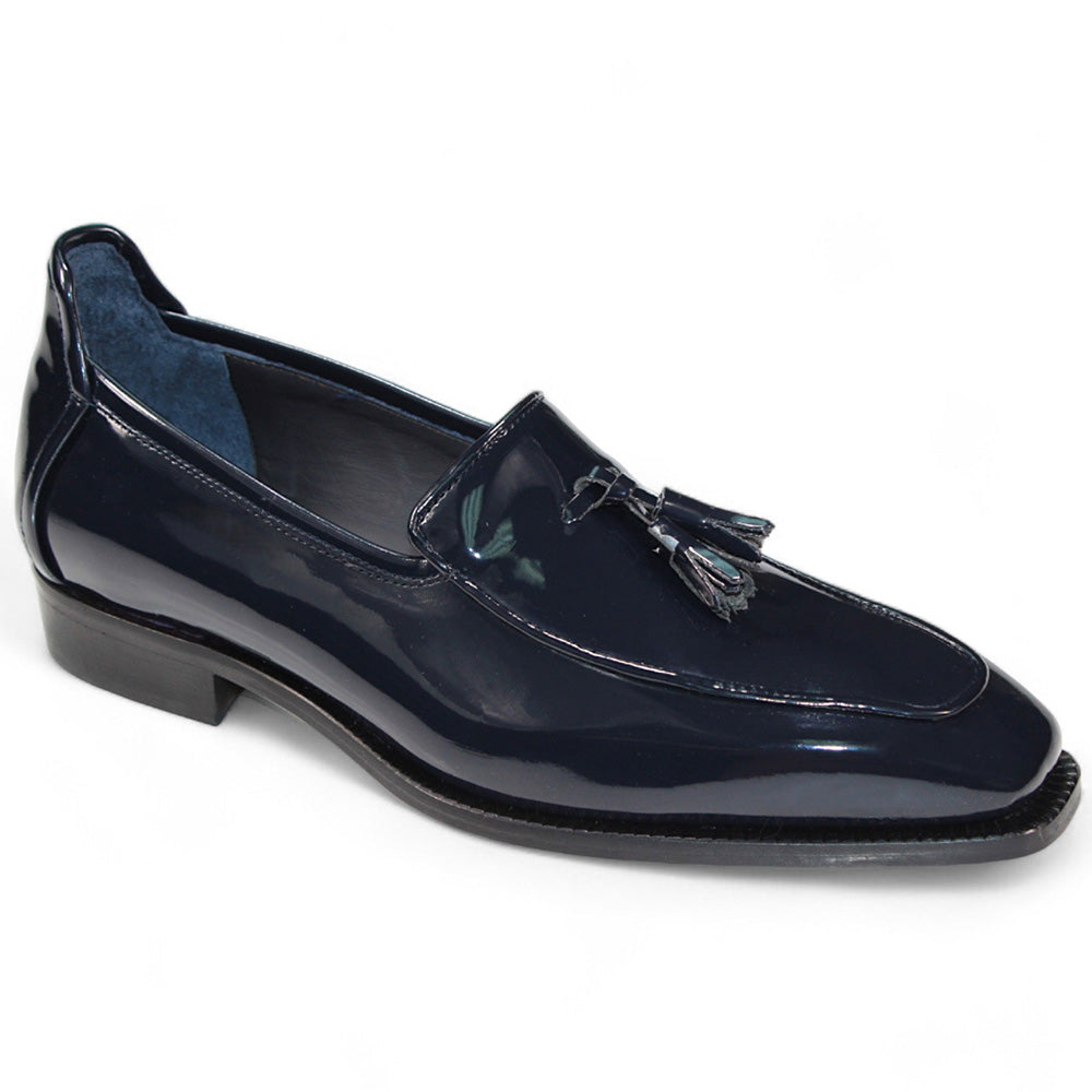 Duca by Matiste Fano Patent Leather Loafers Navy