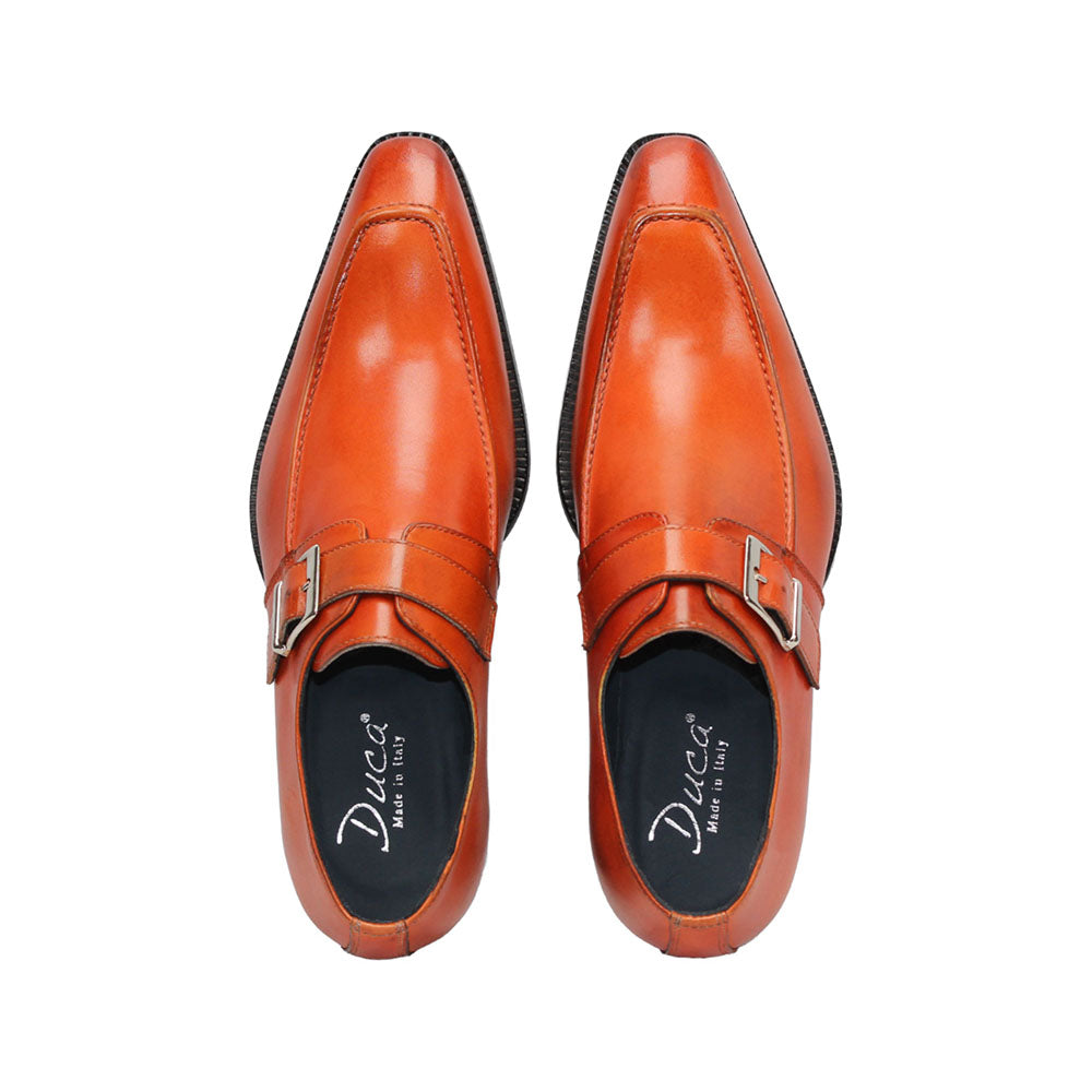 Duca by Matiste Garda Leather Shoes Orange