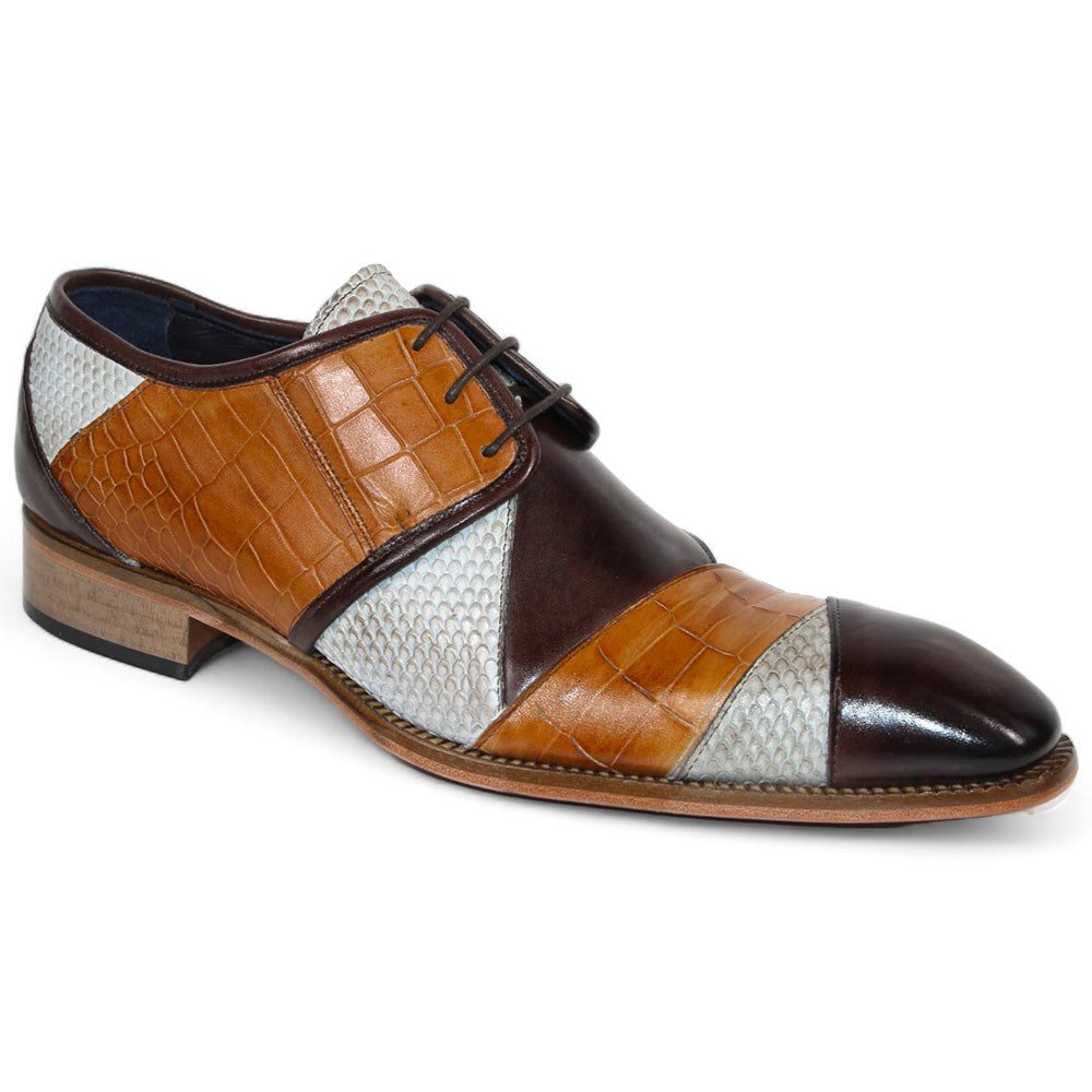 Duca by Matiste Imperio Calfskin Shoes Brown Multi