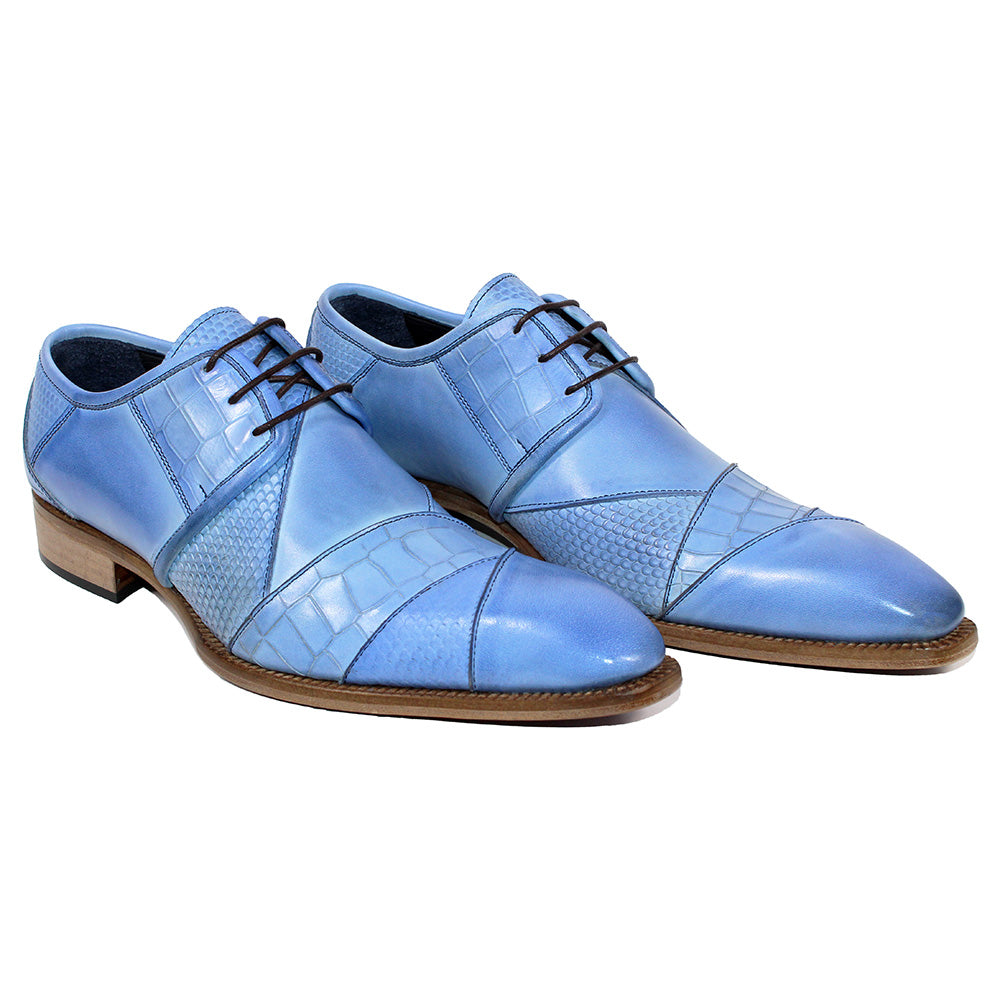Duca by Matiste Imperio Calfskin Shoes Light Blue