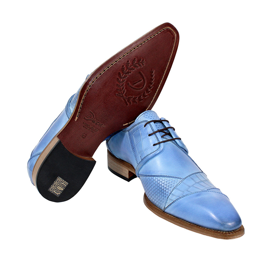 Duca by Matiste Imperio Calfskin Shoes Light Blue