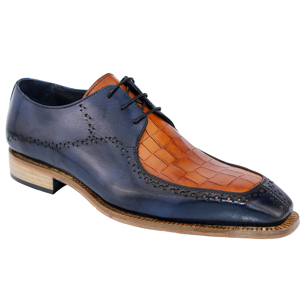 Duca by Matiste Lavinio shoes Navy / Cognac