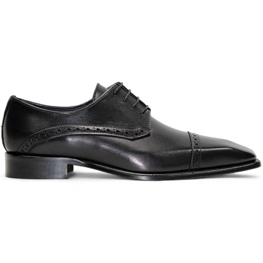 Duca by Matiste Lombardi Leather Black | MensDesignerShoe.com