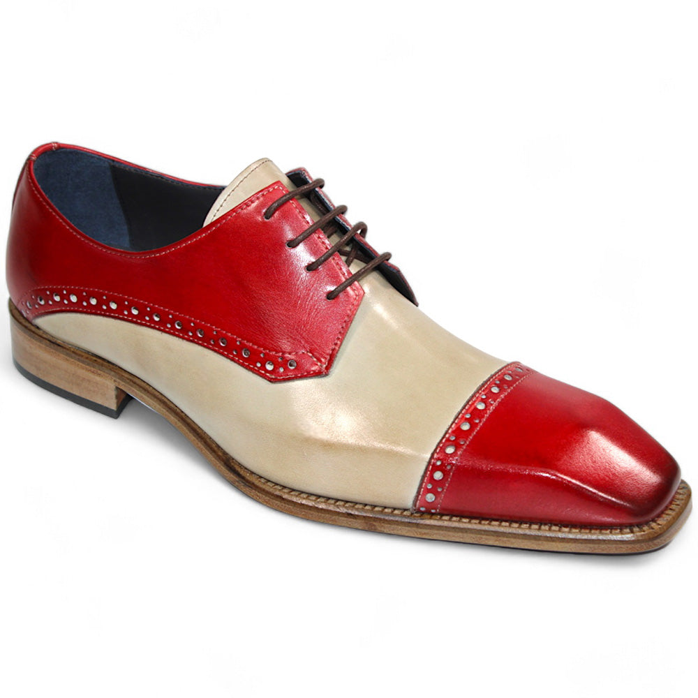 Duca by Matiste Lombardi Leather Red/Beige