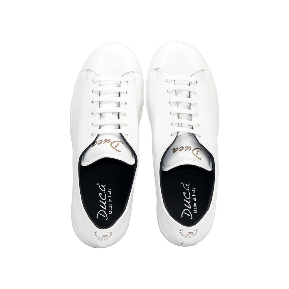 Duca by Matiste Monza Leather Sneakers White