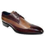 Duca by Matiste Ostia Lace Up Shoes Burgundy / Taupe