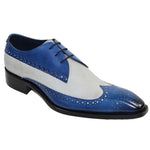 Duca by Matiste Ostia Wingtip Shoes Blue / Bone