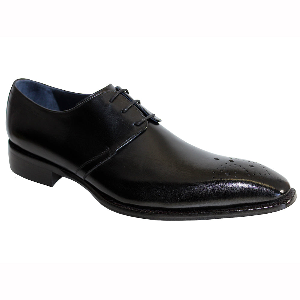 Duca by Matiste Pavona Leather Shoes Black
