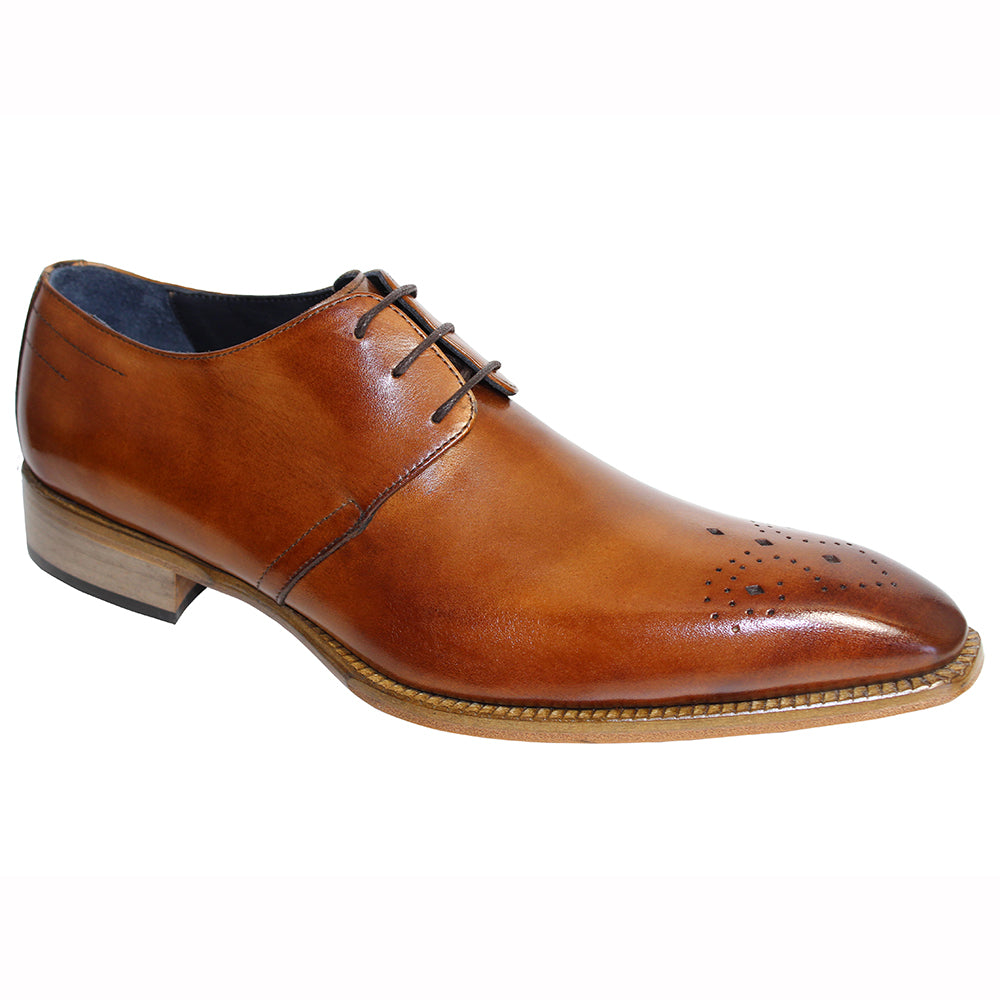 Duca by Matiste Pavona Leather Shoes Brandy