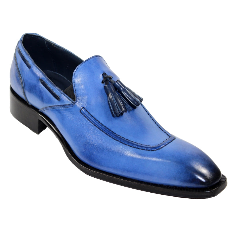 Duca by Matiste Rieti Tassel Loafers Light Blue
