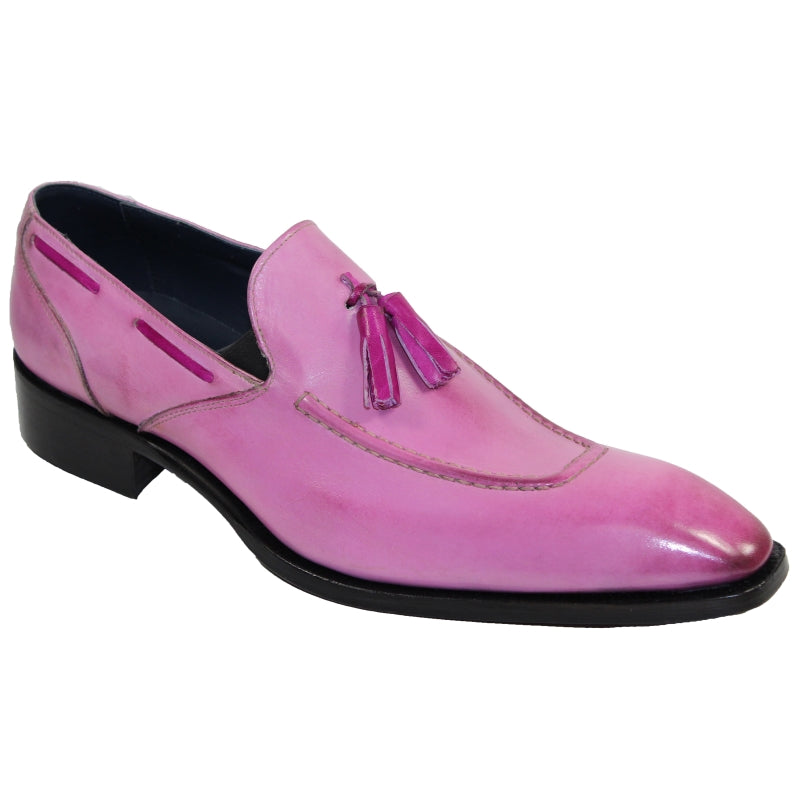 Duca by Matiste Rieti Tassel Loafers Pink