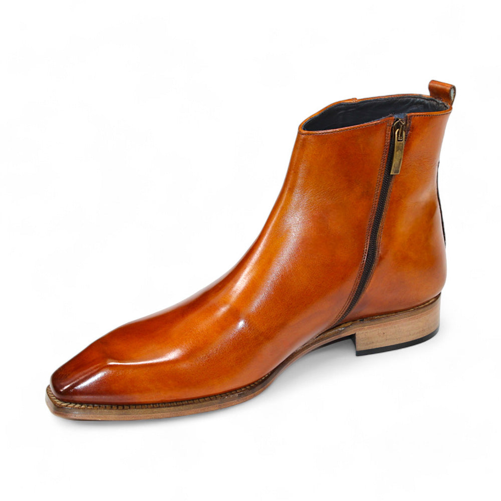 Duca by Matiste Romano Genuine Leather Boots Gold