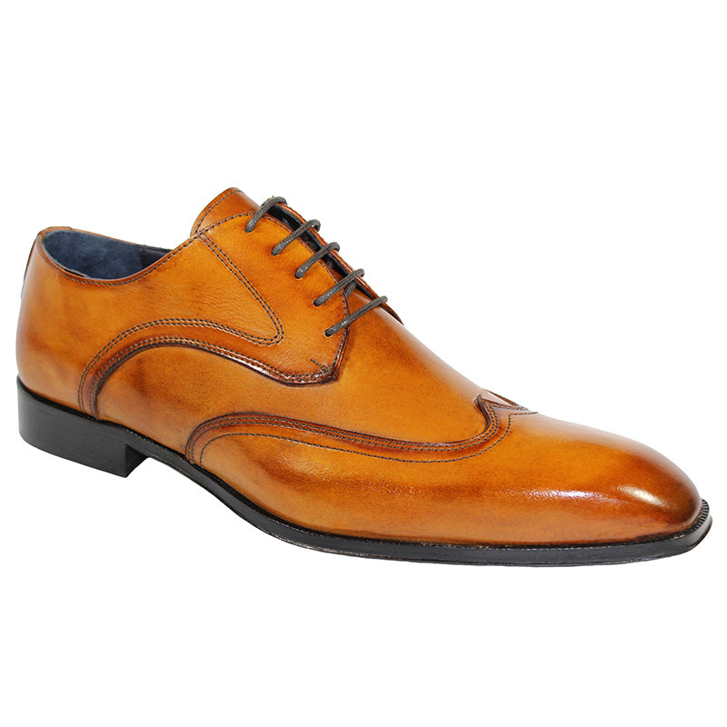 Duca by Matiste Rovigo Calfskin Shoes Cognac