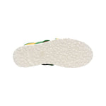 Duca by Matiste SA118 Leather Slippers Green/Yellow