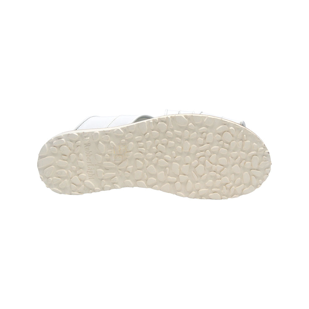 Duca by Matiste SA118 Leather Slippers White