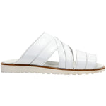 Duca by Matiste SA118 Leather Slippers White