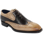 Duca by Matiste Salerno Taupe/Dark Brown Shoes