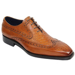 Duca by Matiste Salerno Wingtip Shoes Cognac