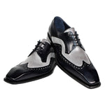 Duca by Matiste Saranno Calfskin Shoes Black / Light Grey
