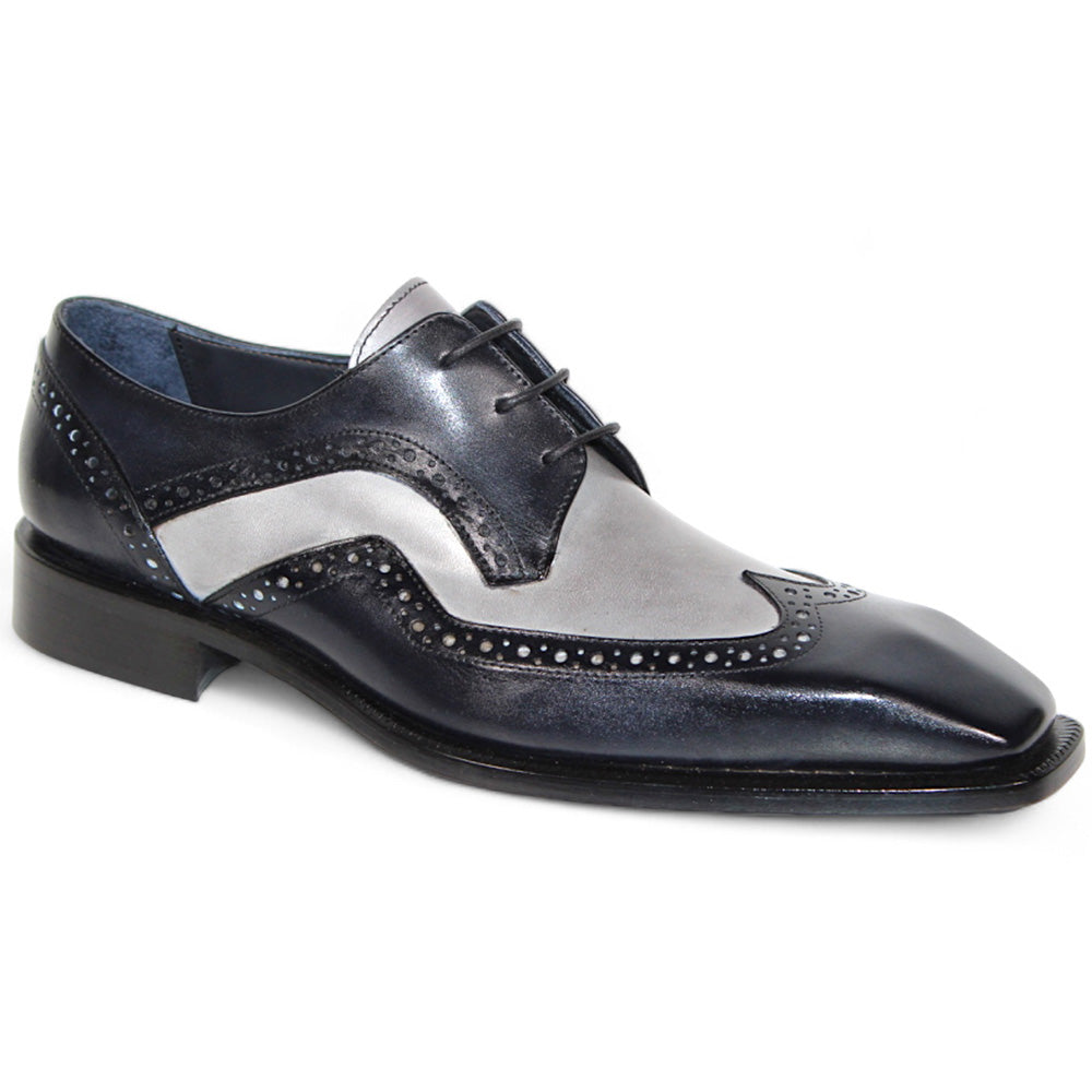 Duca by Matiste Saranno Calfskin Shoes Black / Light Grey