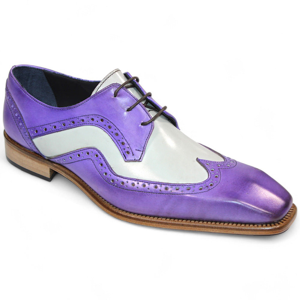 Duca by Matiste Saranno Genuine Leather Shoes Lavender/Bone