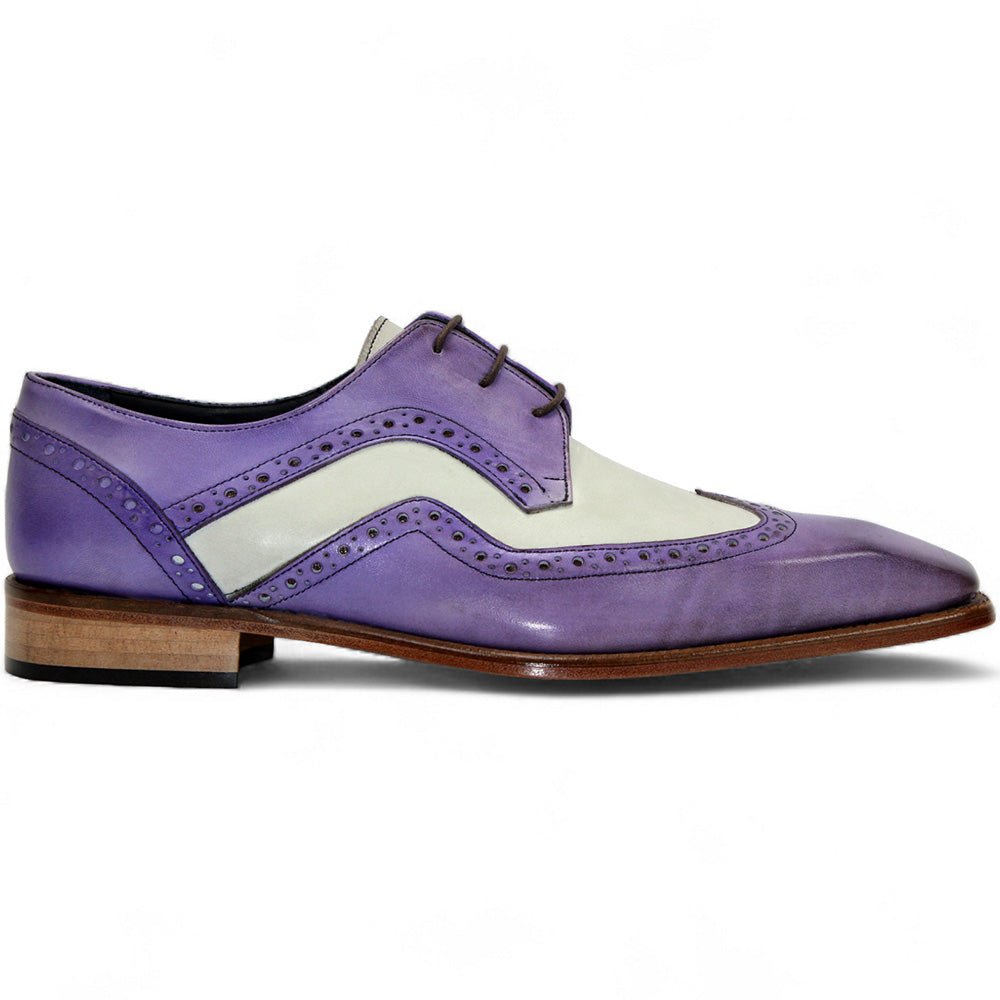 Duca by Matiste Saranno Genuine Leather Shoes Lavender/Bone