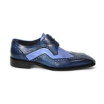 Duca by Matiste Saranno Genuine Leather Shoes Navy/Light Blue