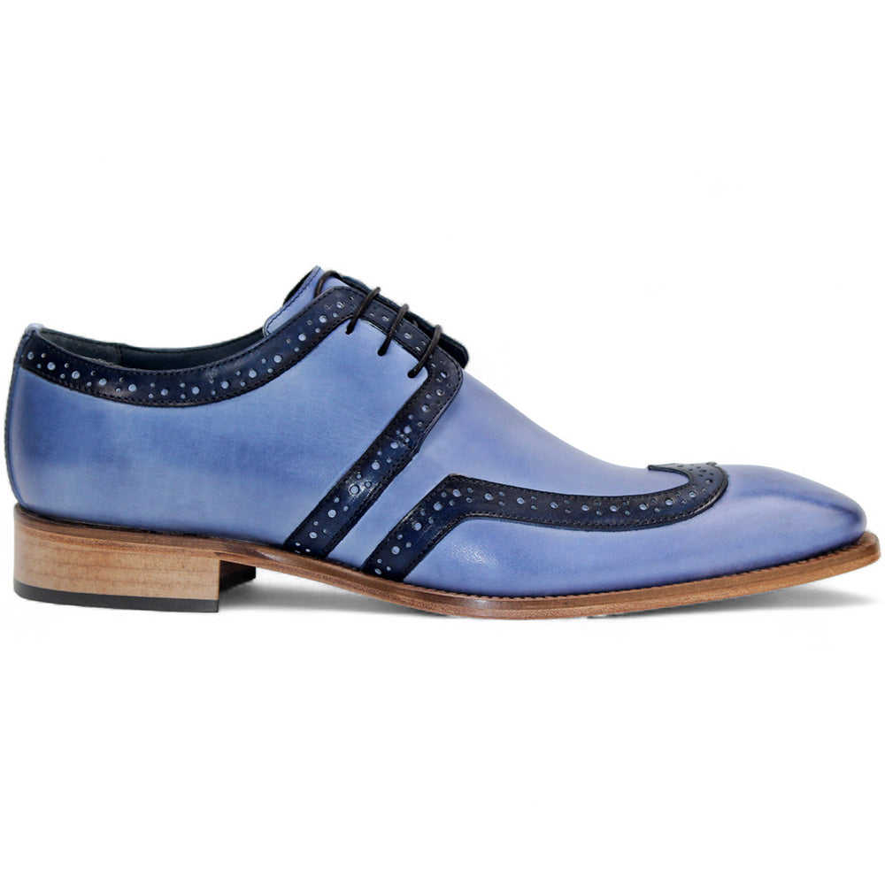 Duca by Matiste Savona Genuine Leather Shoes Navy/ Light Blue