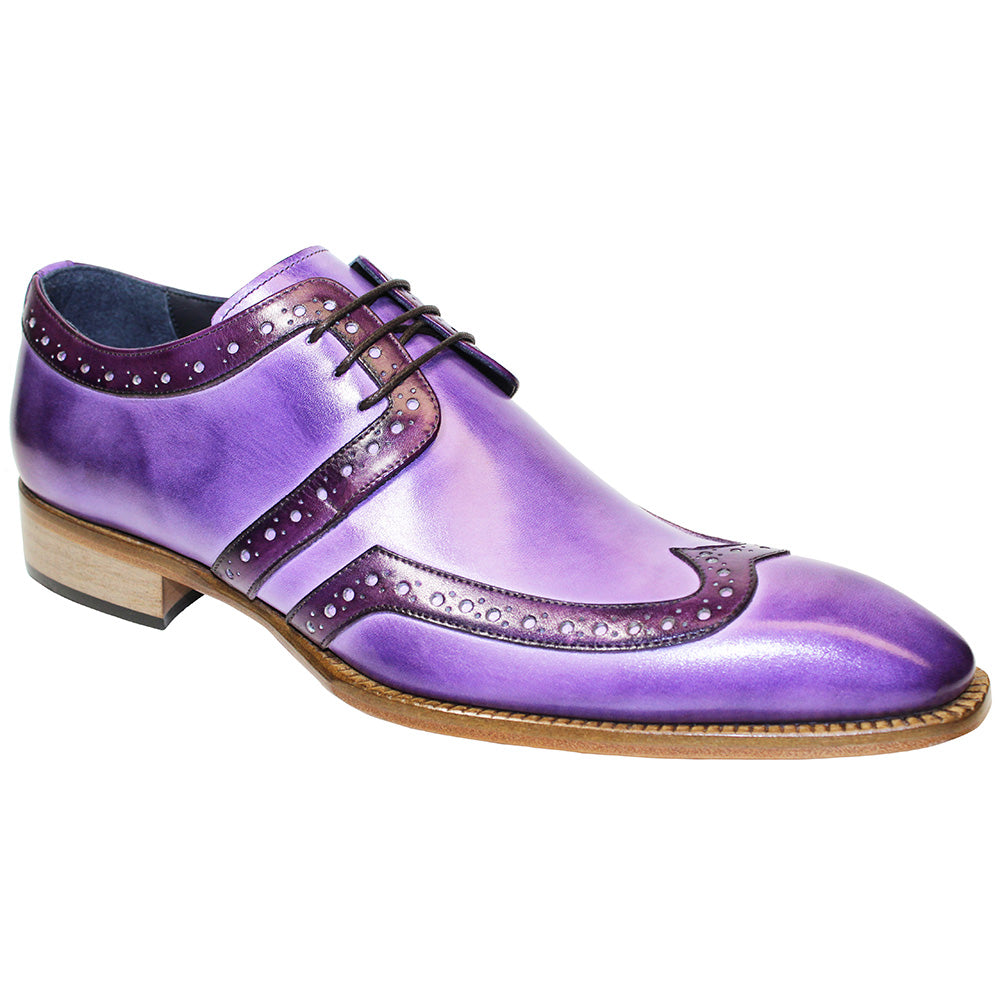 Duca by Matiste Savona Leather Shoes Lavender / Purple