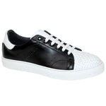 Duca by Matiste Sorrento Calfskin Sneakers White / Black