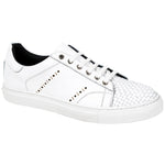 Duca by Matiste Sorrento Calfskin Sneakers White