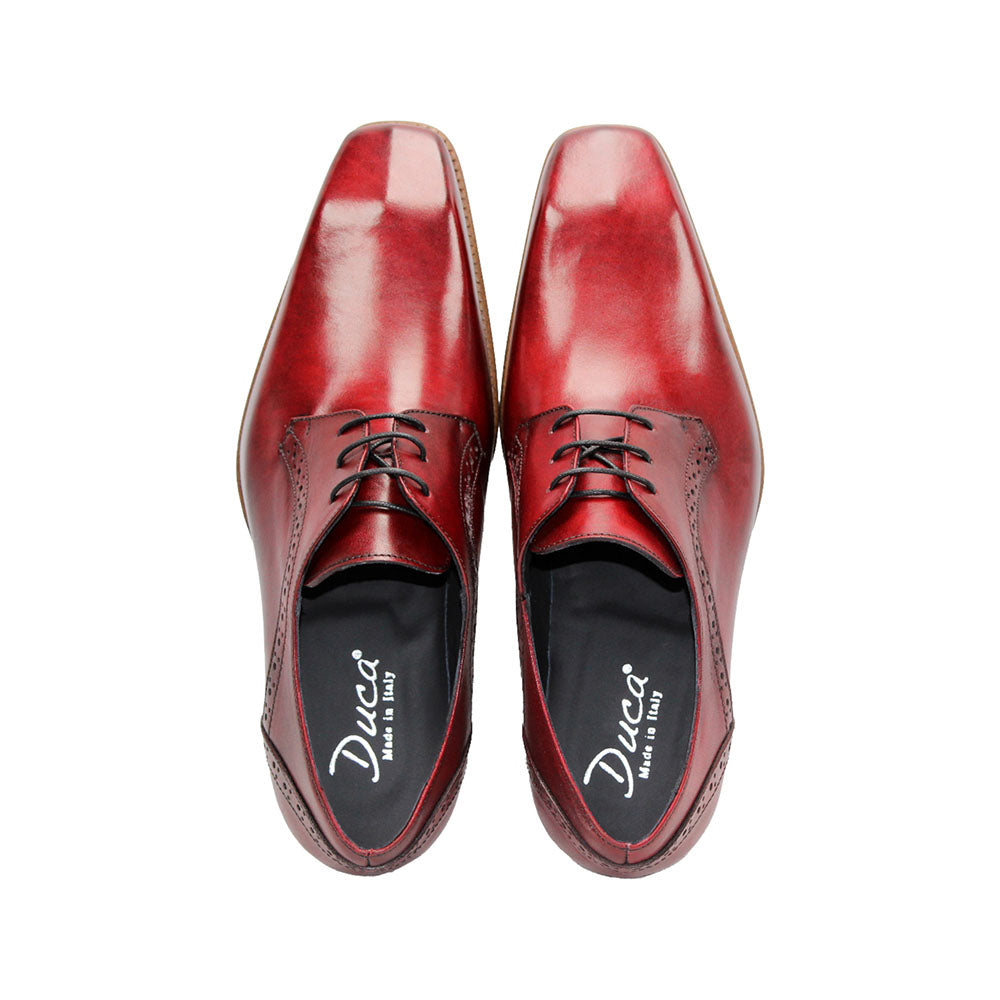 Duca by Matiste Spada Leather Shoes Antique Red