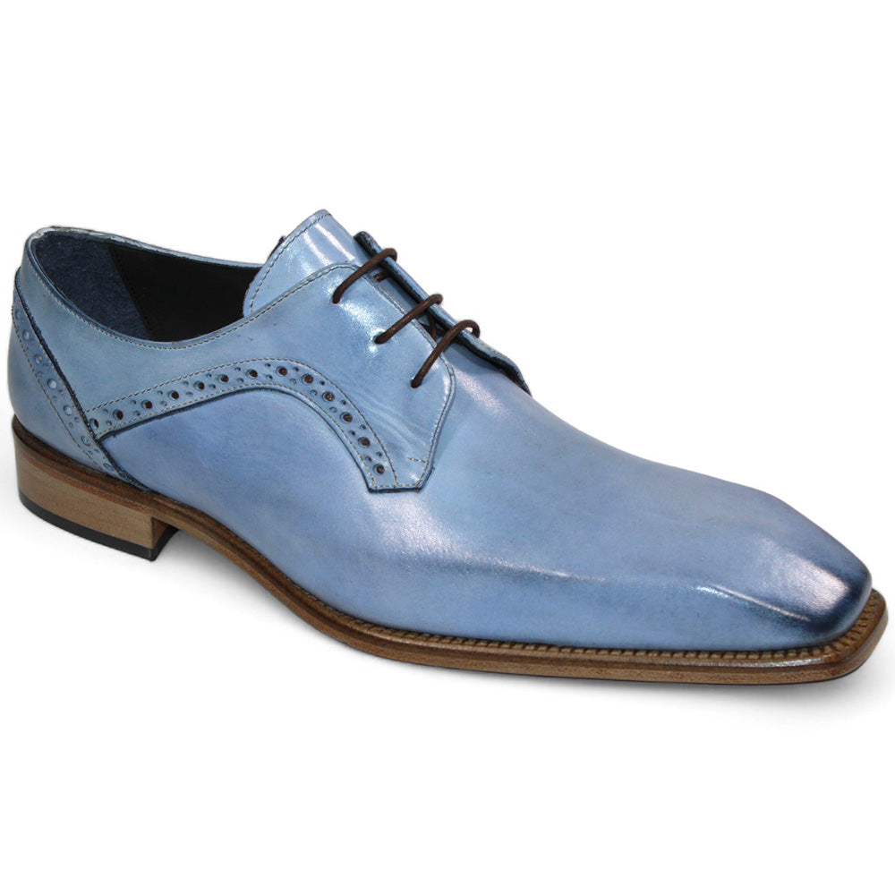 Duca by Matiste Spada Leather Shoes Light Blue