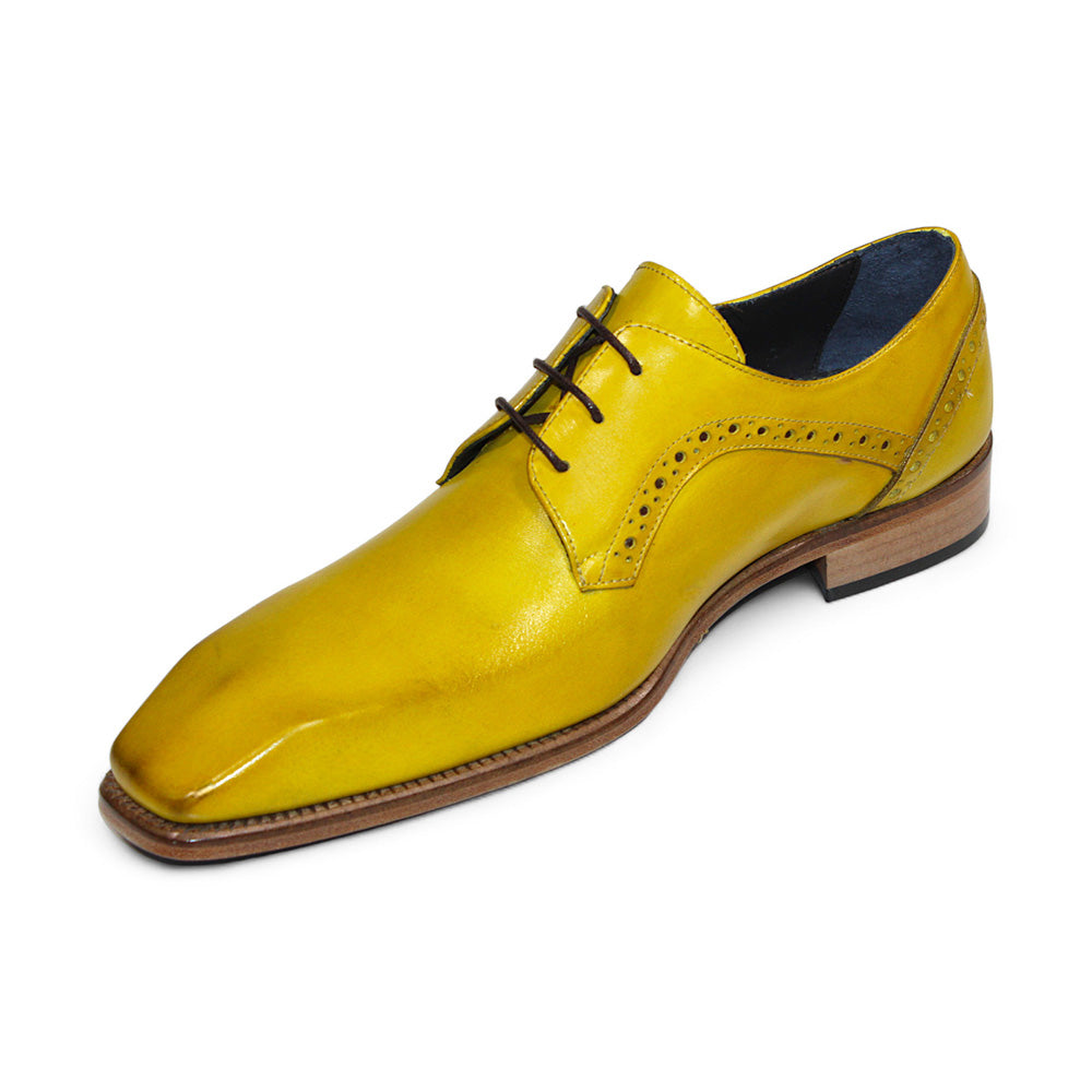 Duca by Matiste Spada Leather Shoes Yellow