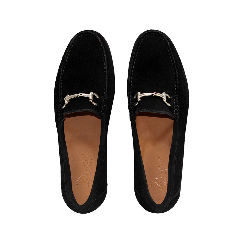 Duca by Matiste Termoli Suede Loafers Black