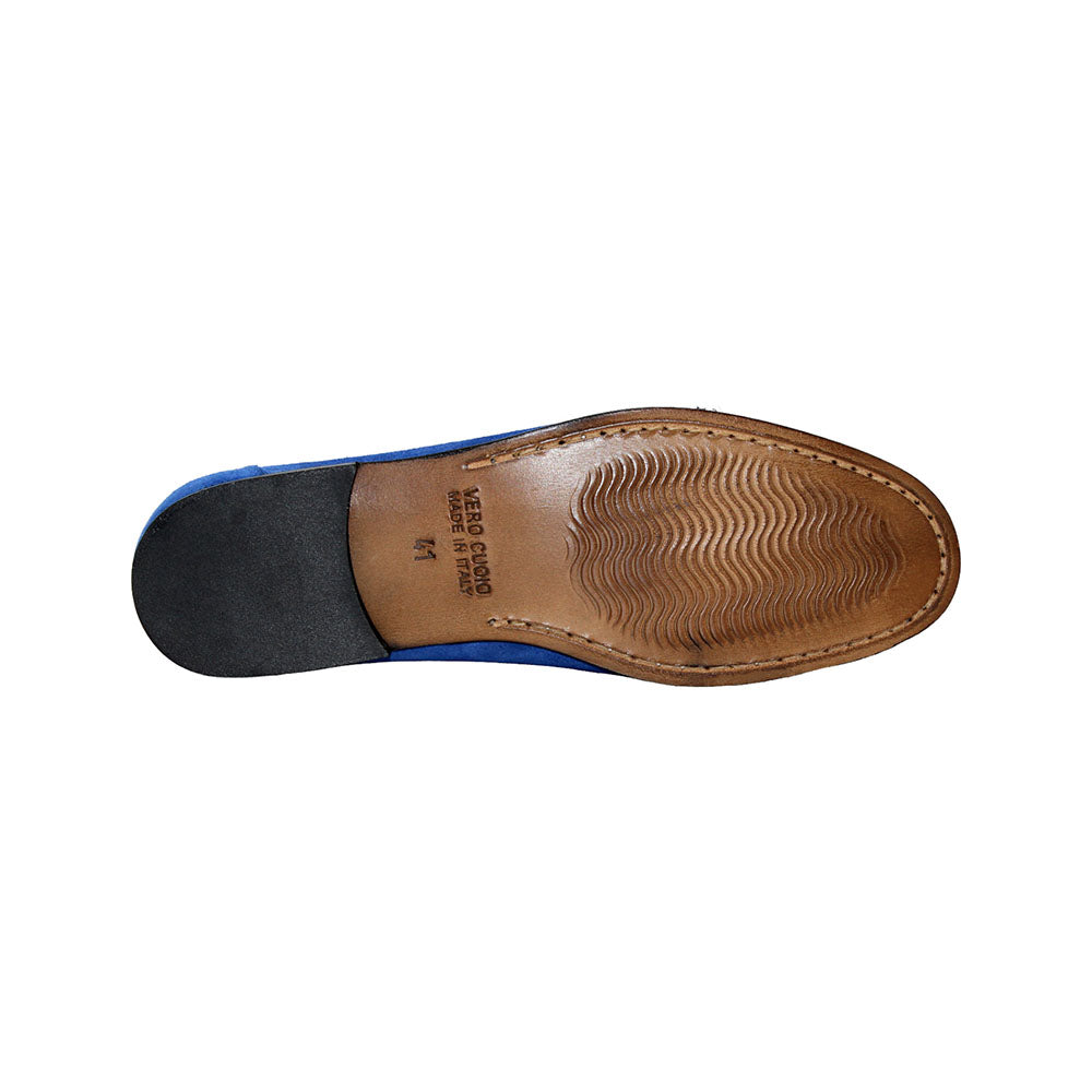 Duca by Matiste Termoli Suede Loafers Ocean Blue