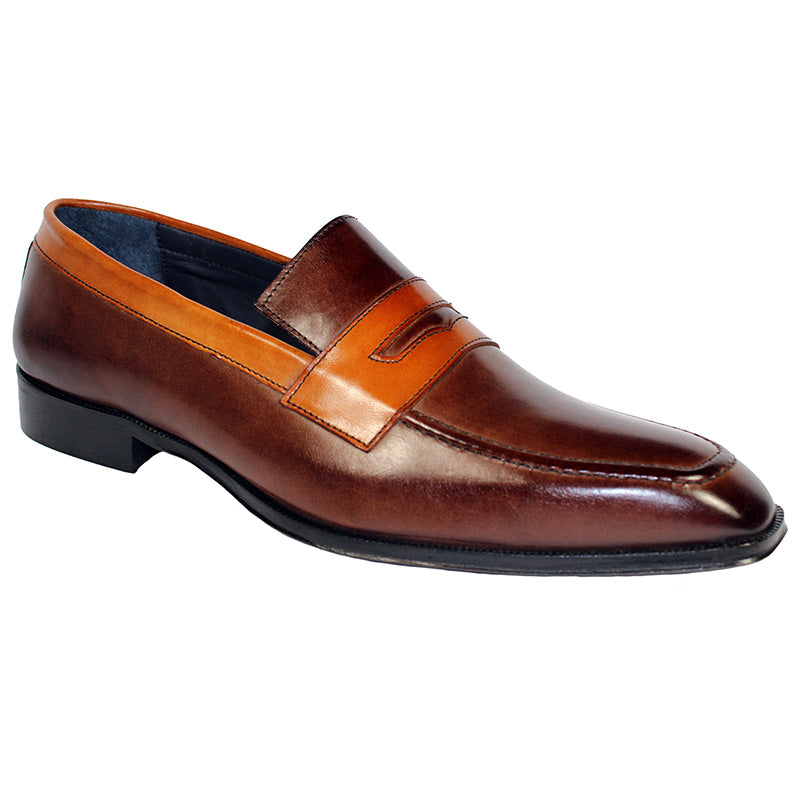 Duca by Matiste Terni Calfskin Shoes Brown Cognac