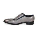 Duca by Matiste Torre Calfskin Shoes Light Grey / Black