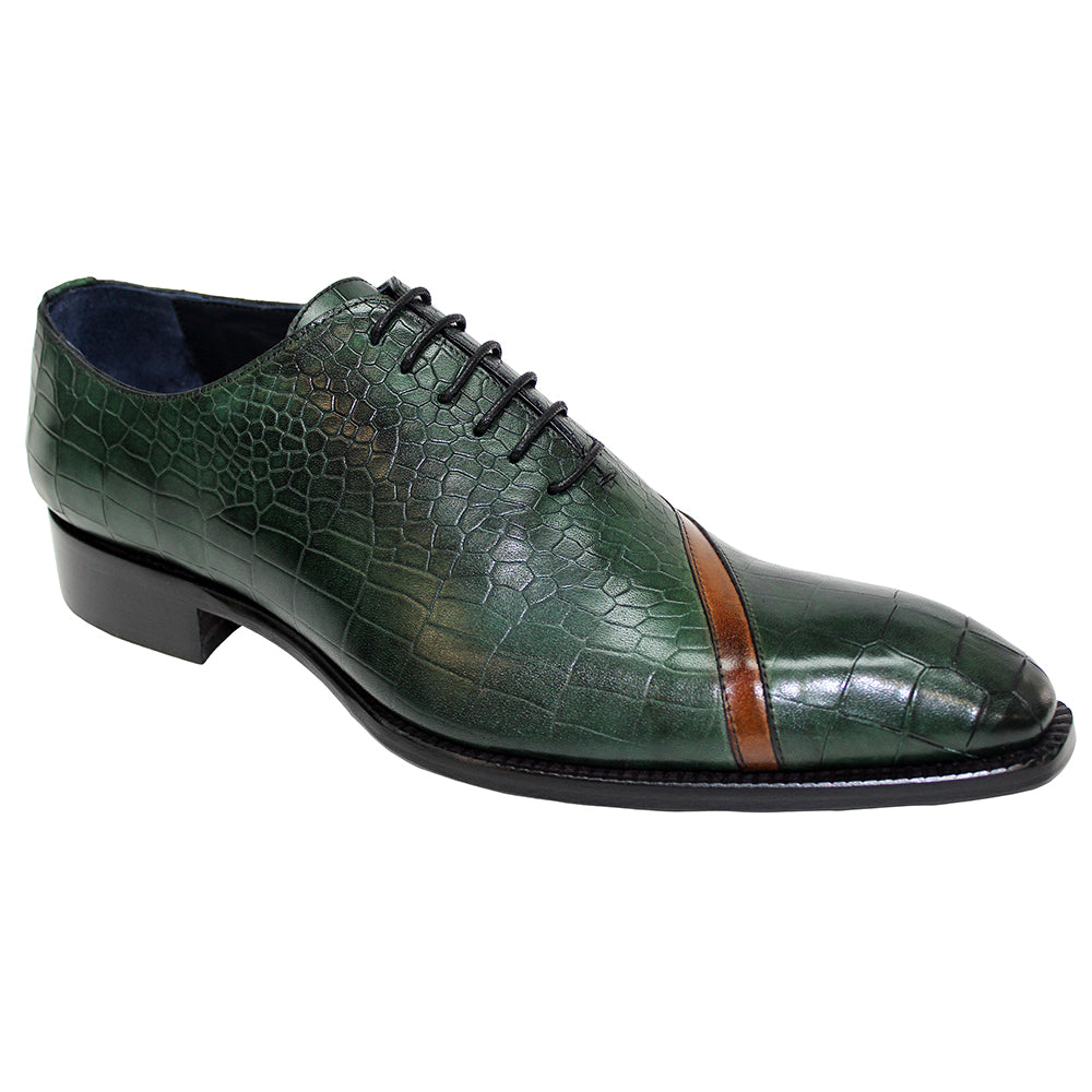 Duca by Matiste Torre Shoes Green / Brandy