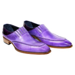 Duca by Matiste Trani Calfskin Shoes Lavender / Purple