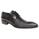 Duca by Matiste Treviso Calfskin Print Shoes Black