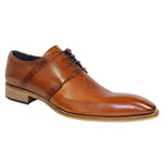 Duca by Matiste Treviso Calfskin Print Shoes Cognac