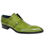 Duca by Matiste Treviso Calfskin Print Shoes Olive