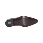 Duca by Matiste Valentano Leather/Embossed Croco Leather Shoes Green/Olive