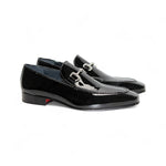 Duca by Matiste Valenza Patent Slip-on Shoes Black