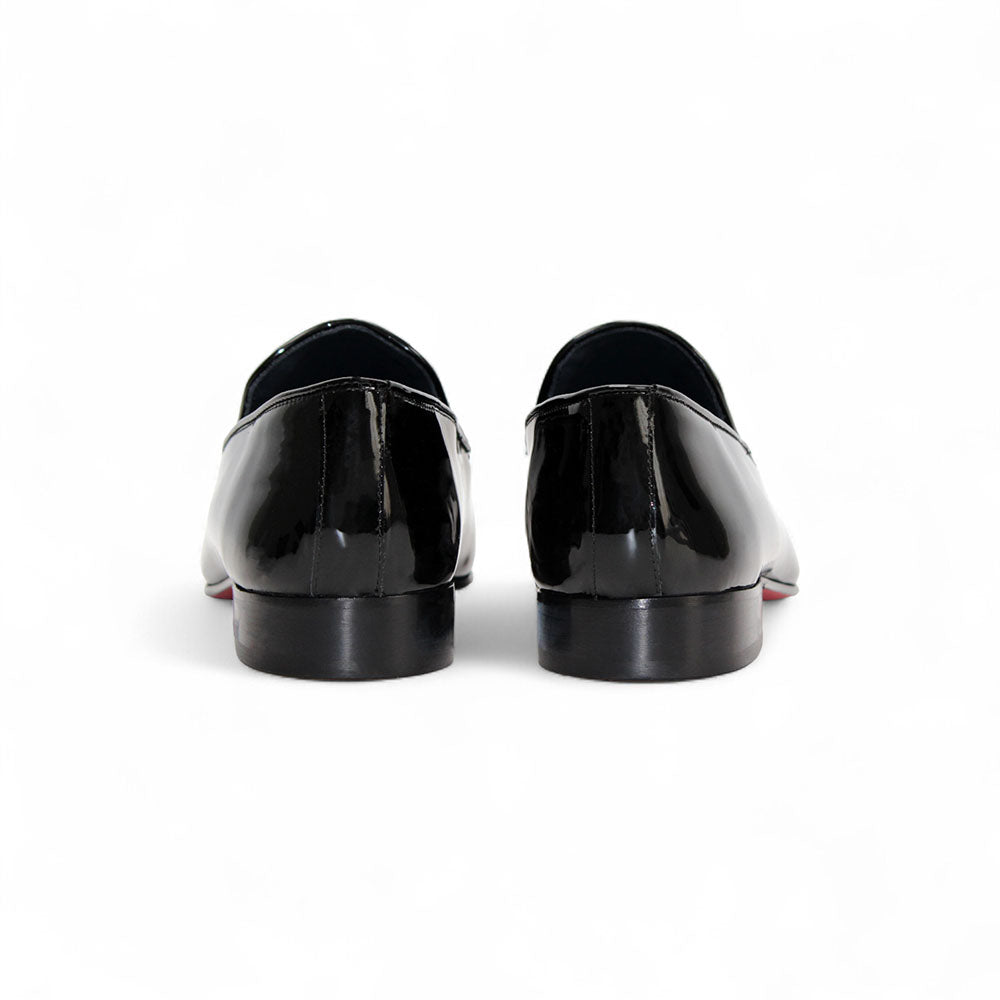 Duca by Matiste Valenza Patent Slip-on Shoes Black