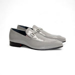 Duca by Matiste Valenza Patent Slip-on Shoes Grey