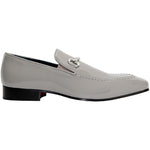 Duca by Matiste Valenza Patent Slip-on Shoes Grey