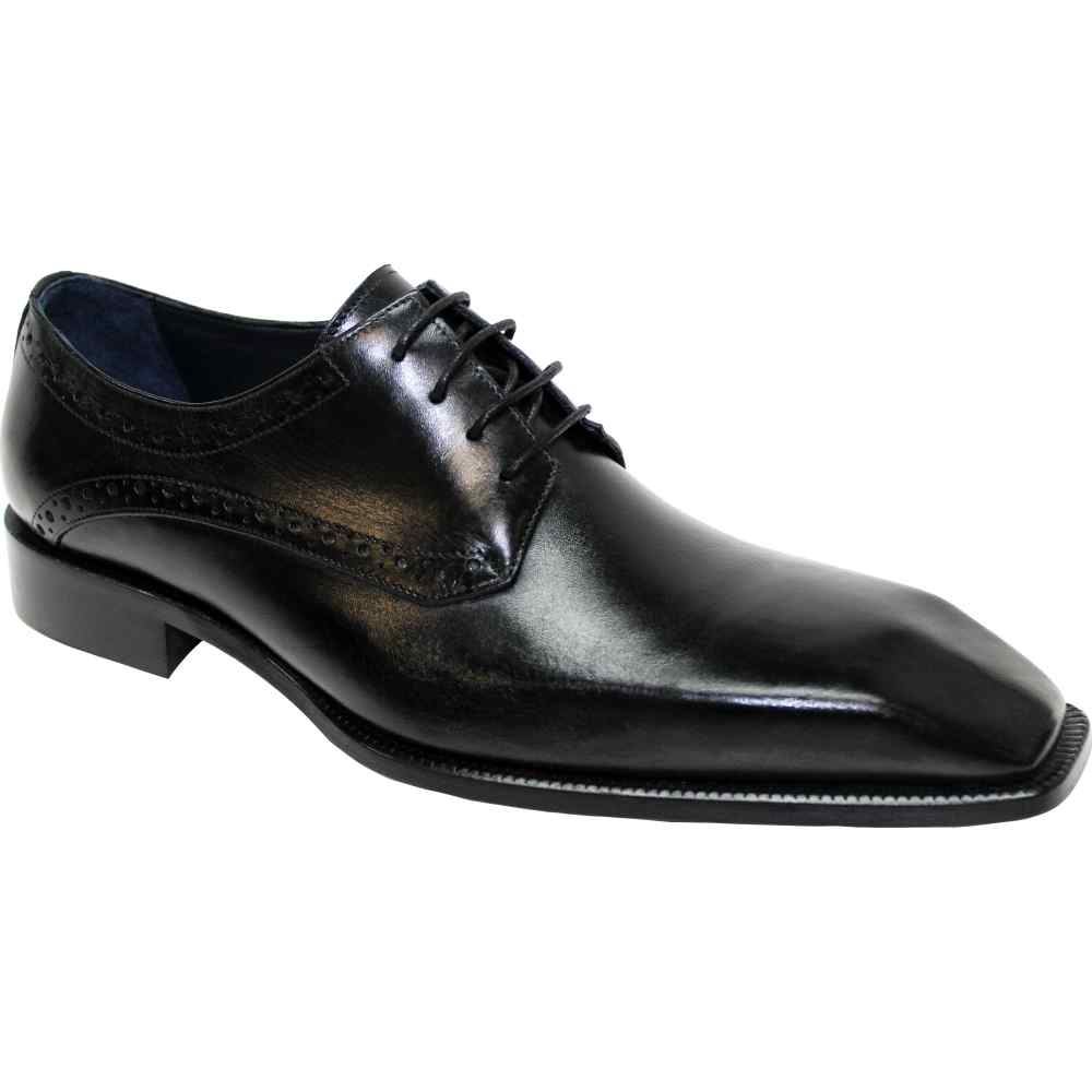 Duca by Matiste Varazze Genuine Leather Shoes Black