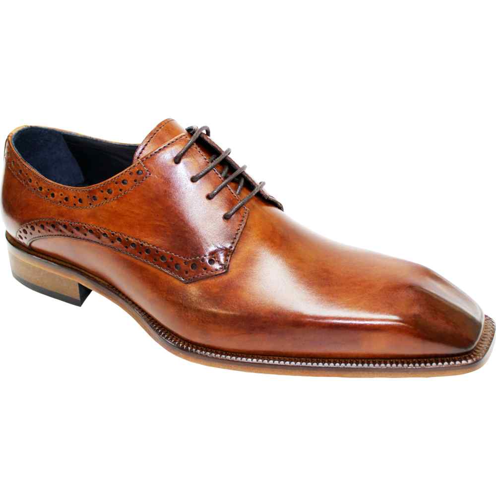 Duca by Matiste Varazze Genuine Leather Shoes Brandy